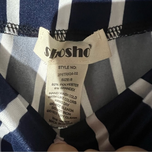 Shosho Jogger Bundle Speckled Blue and Striped Pants Size Small - Picture 2 of 7